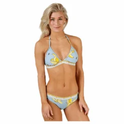 Svea Sardinien Triangle Bikini Set Blue Blå