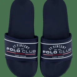 Savannah Bath Slipper M Navy*St Vincent Polo Club Hot
