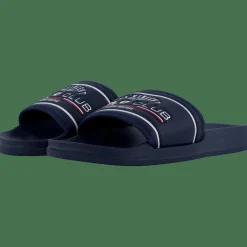 St Vincent Polo Club Savannah Bath Slipper W Navy Blue Outlet