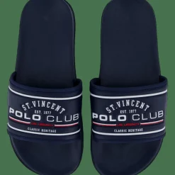 St Vincent Polo Club Savannah Bath Slipper W Navy Blue Outlet