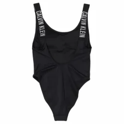 Calvin Klein Scoop Back One Piece-rp Pvh Black Svart Hot