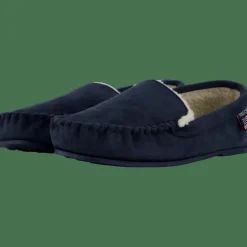 St Vincent Polo Club Scott Slipper Navy Blue Hot
