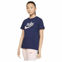 Script Futura Tee Junior Blue*Nike