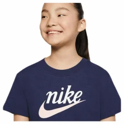 Script Futura Tee Junior Blue*Nike