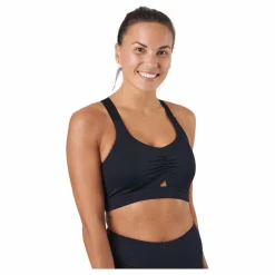 ICANIWILL Scrunch Sports Bra Black Svart Sale