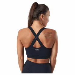 ICANIWILL Scrunch Sports Bra Black Svart Sale