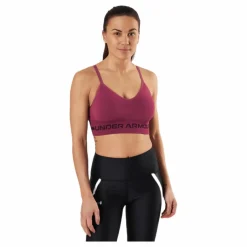 Seamless Low Long Bra Pink*Under Armour Hot