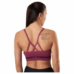 Seamless Low Long Bra Pink*Under Armour Hot