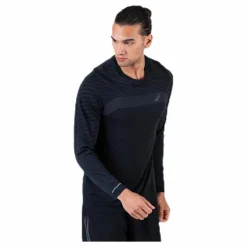 ASICS Seamless LS Texture Black Svart Sale