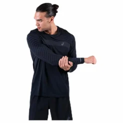ASICS Seamless LS Texture Black Svart Sale