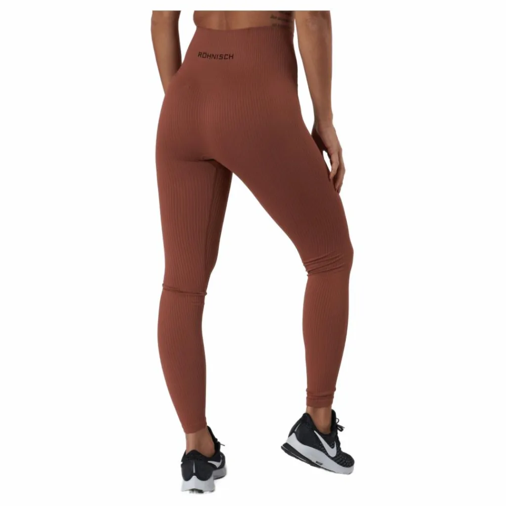 Seamless Rib Tights Copper Brown*Röhnisch Best