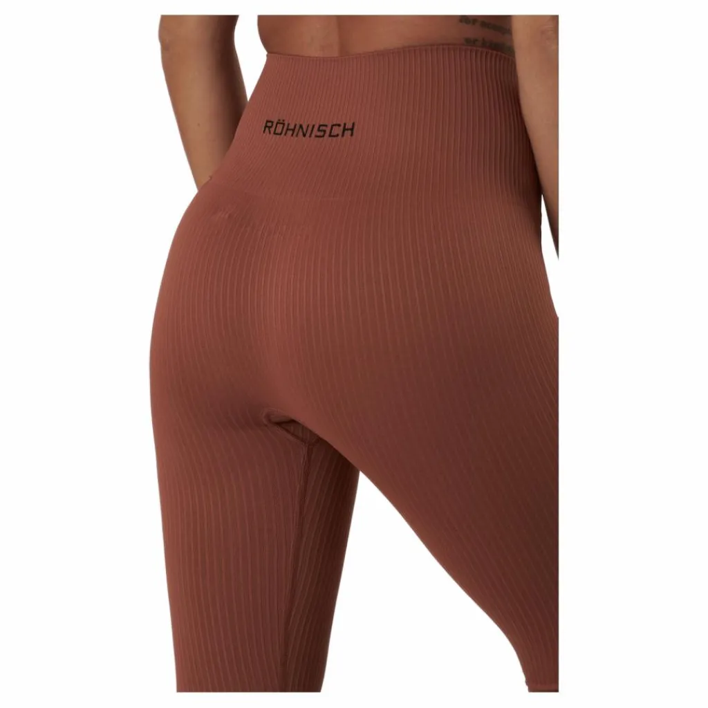 Seamless Rib Tights Copper Brown*Röhnisch Best