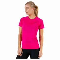 ASICS Seamless SS Texture Pink Rosa