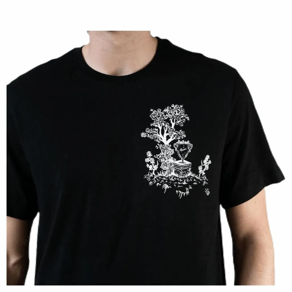 Nike Season Court Tee White/Black Svart Sale