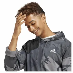 Seasonal Essentials Camouflage Hoodie Dark Grey*adidas Hot