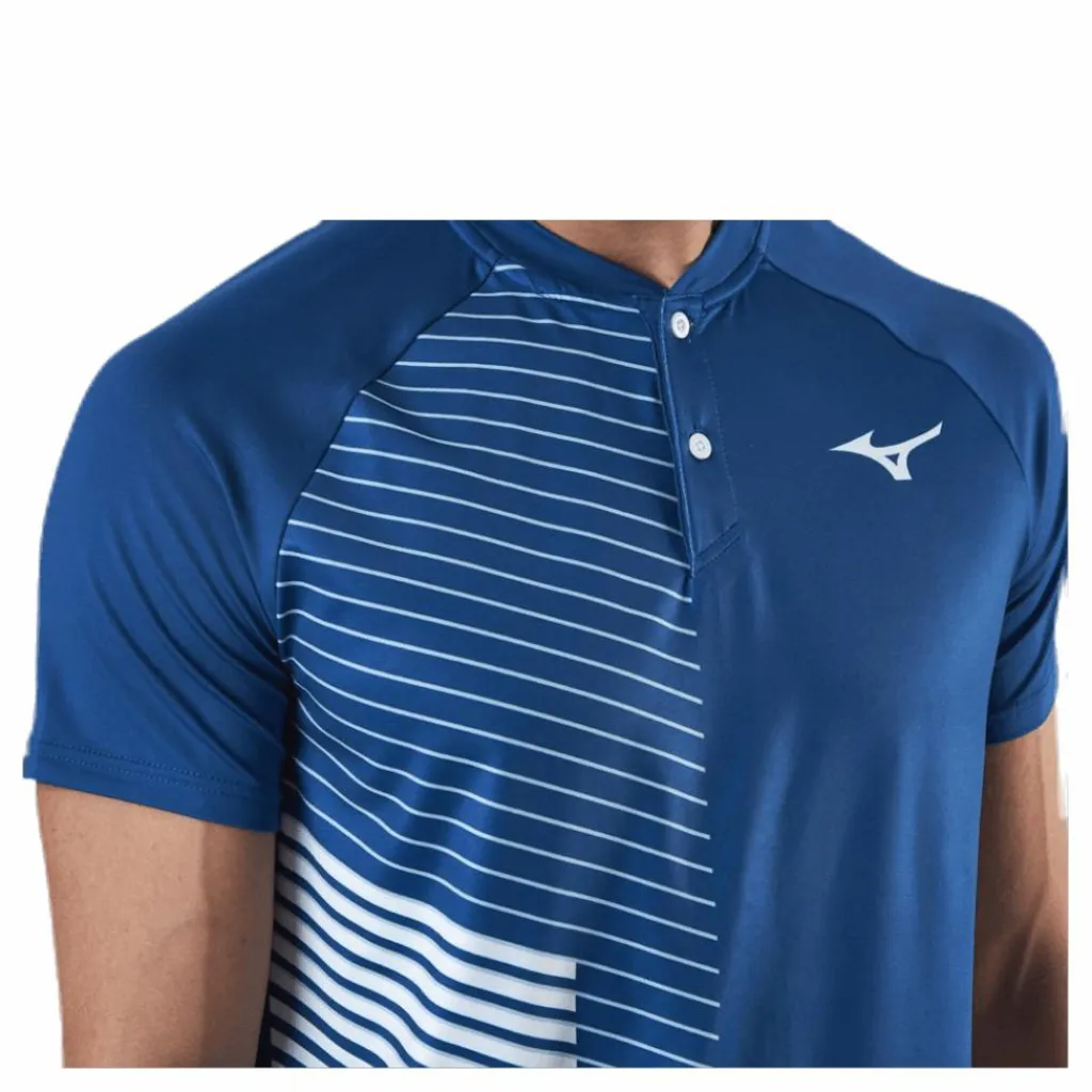 Mizuno Shadow Polo Blue Blå Online