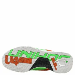 Unihoc Shoe U4 STL LowCut White/Green Vit och Grön