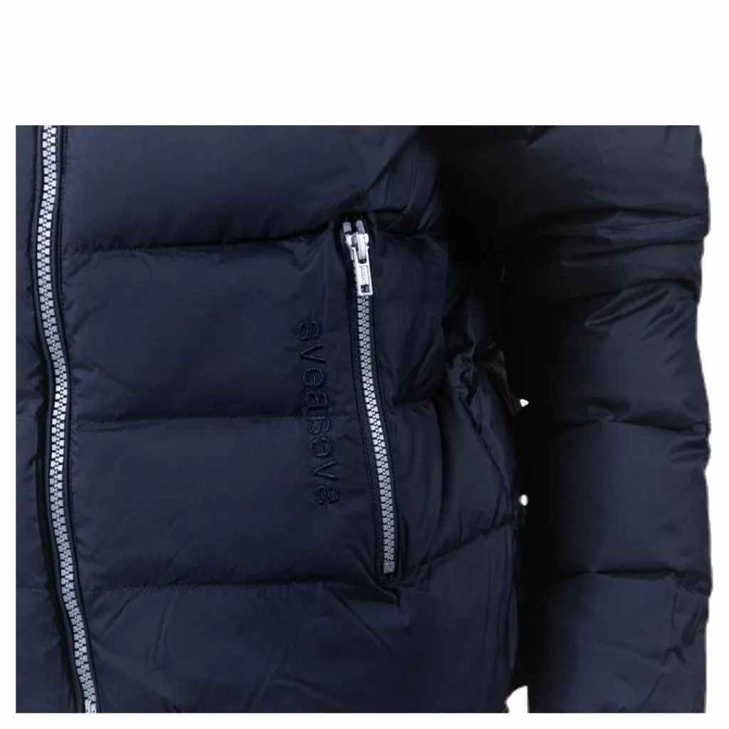 Svea Short Light Weight Jacket Blue Blå Best