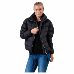 Svea Short Light Weight Jacket Black Svart Discount