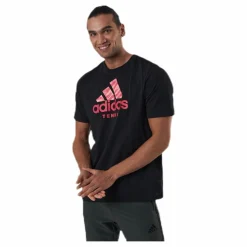adidas Tennis Short Sleeve Tee Tennis Black Svart Online