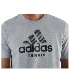 adidas Tennis Short Sleeve Tee Tennis Grey Grå Sale