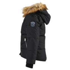 Svea Short Slim Jacket Junior Black Svart Hot