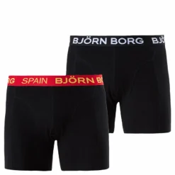 Björn Borg Shorts Sammy Spain 2-pack Black Svart Clearance