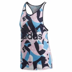 adidas Sid All Over Print Tank Pink/White Flerfärgad Online