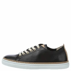 Sneaky Steve Silvermine Low Leather Black Svart Clearance