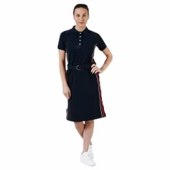 Tenson Simone Dress Blue Svart