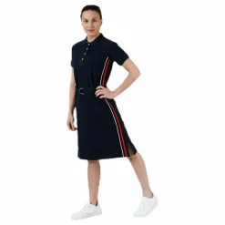 Tenson Simone Dress Blue Svart