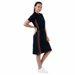 Tenson Simone Dress Blue Svart
