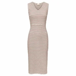 Simone S/L Dress Beige/Red*Boob Discount
