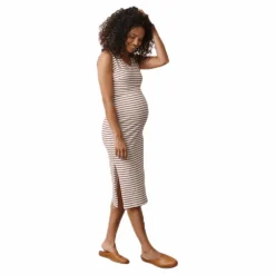 Simone S/L Dress Beige/Red*Boob Discount