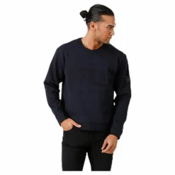 Svea Sixten Sweatshirt Blue Blå Hot