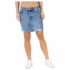 Sky Life Reg Dnm Skirt Blue*Only Sale