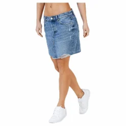 Sky Life Reg Dnm Skirt Blue*Only Sale