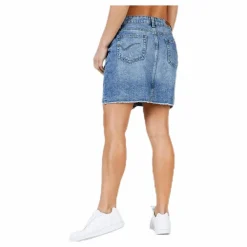 Sky Life Reg Dnm Skirt Blue*Only Sale