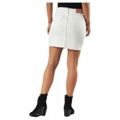 Only Sky Reg Skirt Raw Edge Dest.Bb Brun Discount