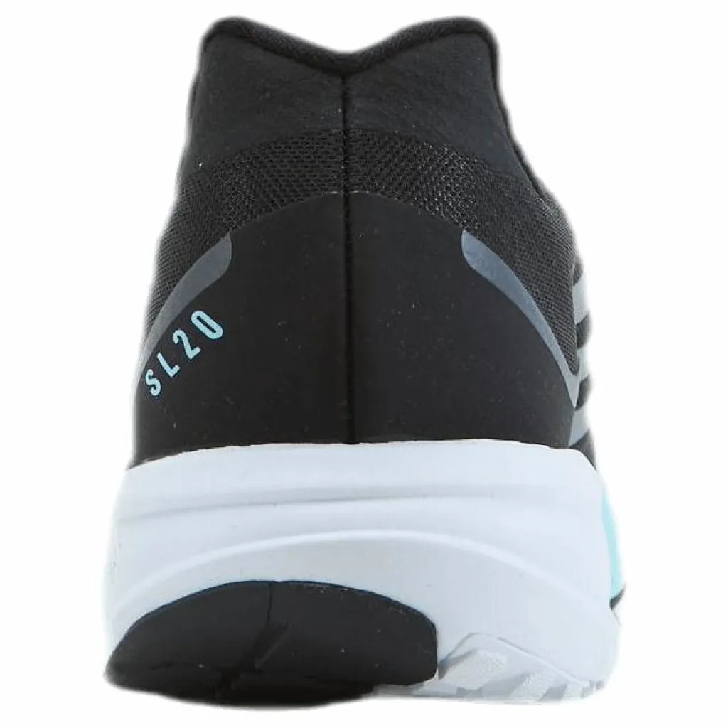 SL20 Shoes Core Black / Silver Metallic / Clear Aqua*adidas Clearance