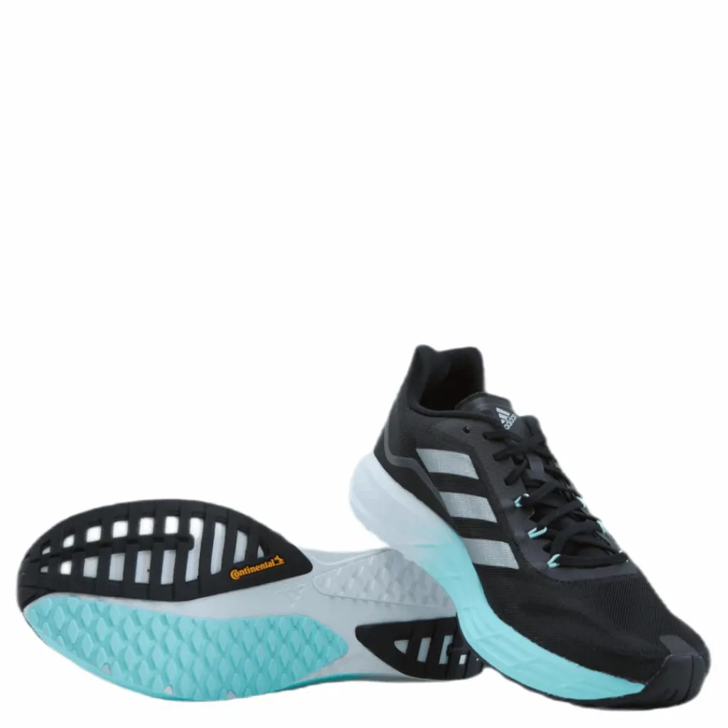 SL20 Shoes Core Black / Silver Metallic / Clear Aqua*adidas Clearance