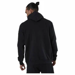 Umbro Sleeve Print Hoodie Black Svart New