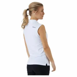 Sleeveless Polo White*Wilson Staff Best