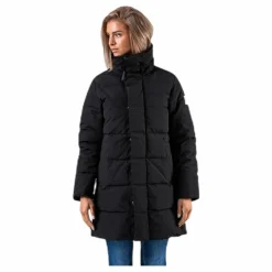 Slim Fit Padded Jacket Black*Svea Discount