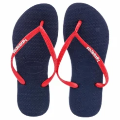 Havaianas Slim Logo Blue/Red Blå och Röd Online