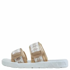 Slipper, Authentic Banda Aster White/Beige*Kappa Clearance