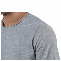 Jack & Jones Slub Knit Crew Neck Sts Grey Grå Clearance