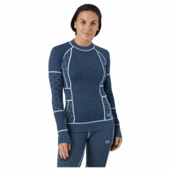 Kari Traa Smekker Long Sleeve Marin Blå Outlet