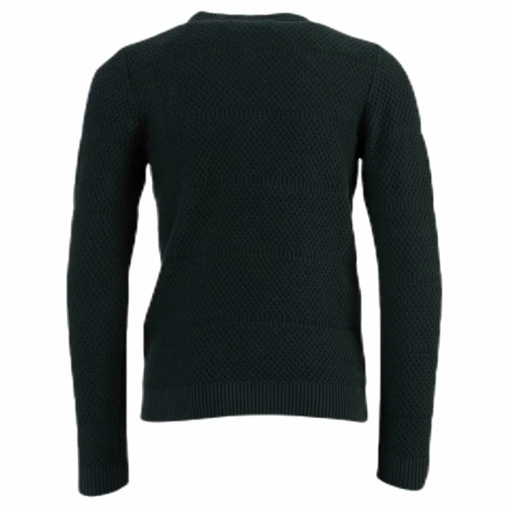 Snow Knit Crew Neck Junior Blue*Jack & Jones Best