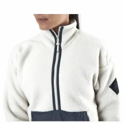 Salomon Snowshelter Teddy Half Zip White Vit Hot